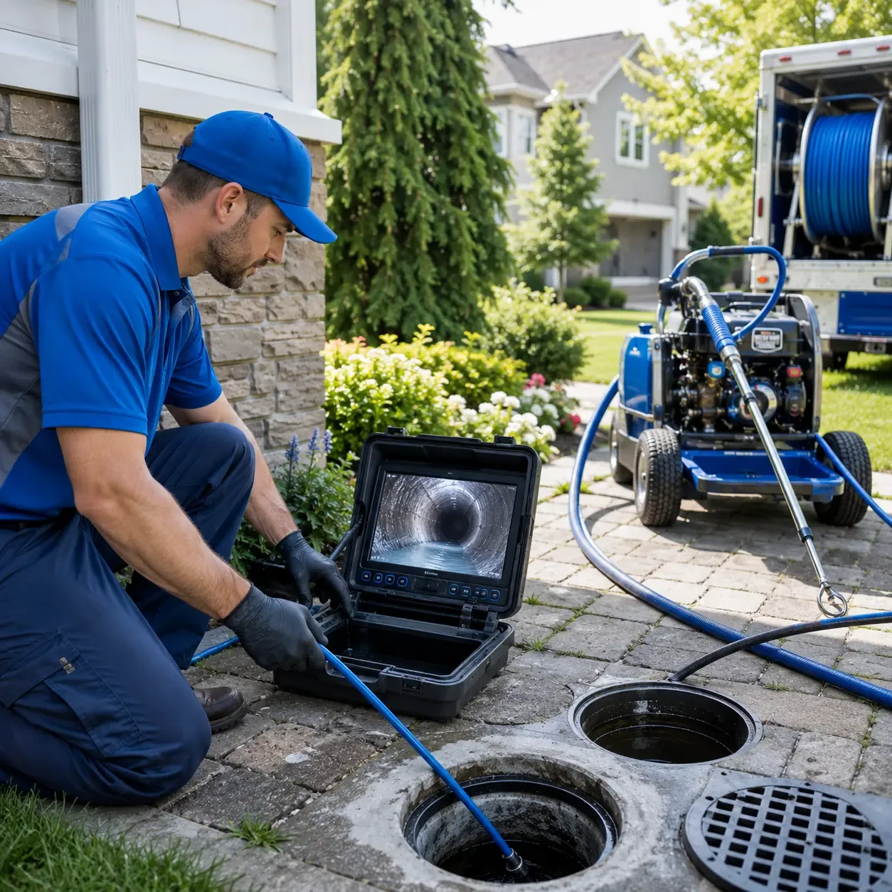 Outdoor drain cleaning professionals serving Lindale, GA
